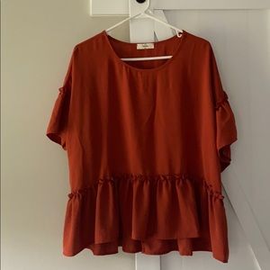 Ruffle top